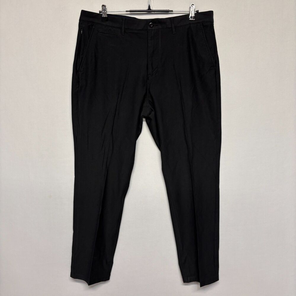 J Crew Oarsman Men 770 Straight Performance Pants Size 36x30 HO25 Black D131 -18